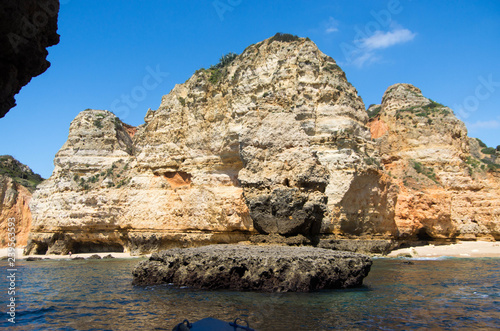 Rocky formations from Ponta da Piedade near Lagos (Portugal)