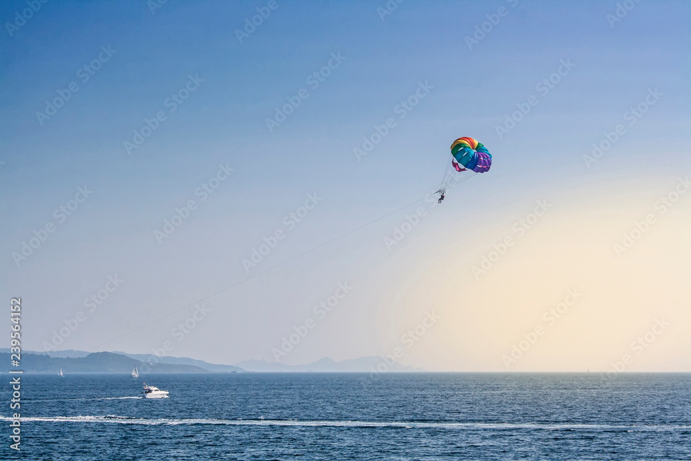 Parachute sailing Parachute sailing