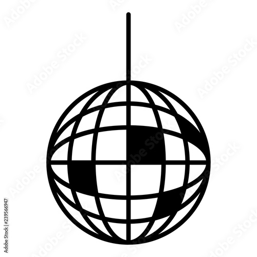 Disco ball isolated
