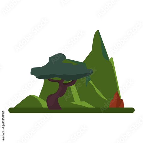 outdoors trees forest on white background