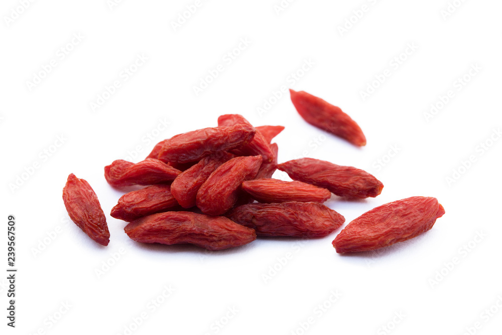 Goji berry isolated on white background Goji berry isolated on white background