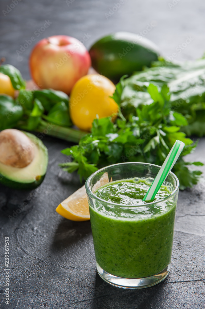Smoothie from fruit and vegetables Smoothie from fruit and vegetables