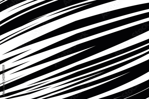 Abstract pattern. Texture with wavy, curves lines. Optical art background. Wave design black and white.