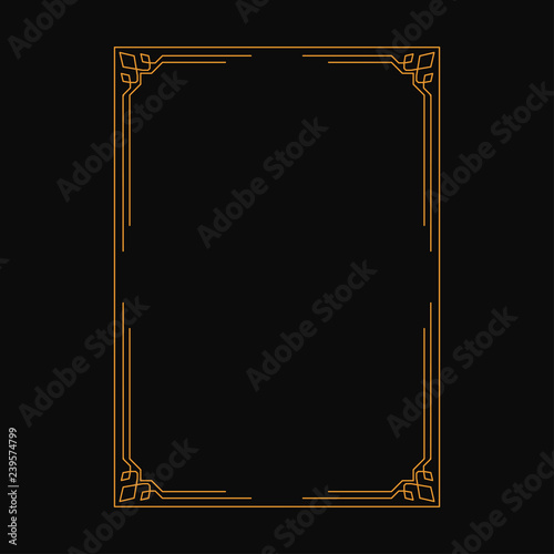 vector image,on black background, decorative