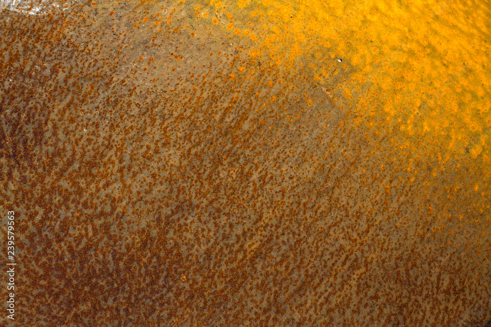 Rostiger Untergrund