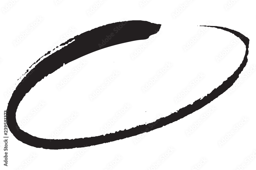 CERCLE D'ENCADREMENT NOIR