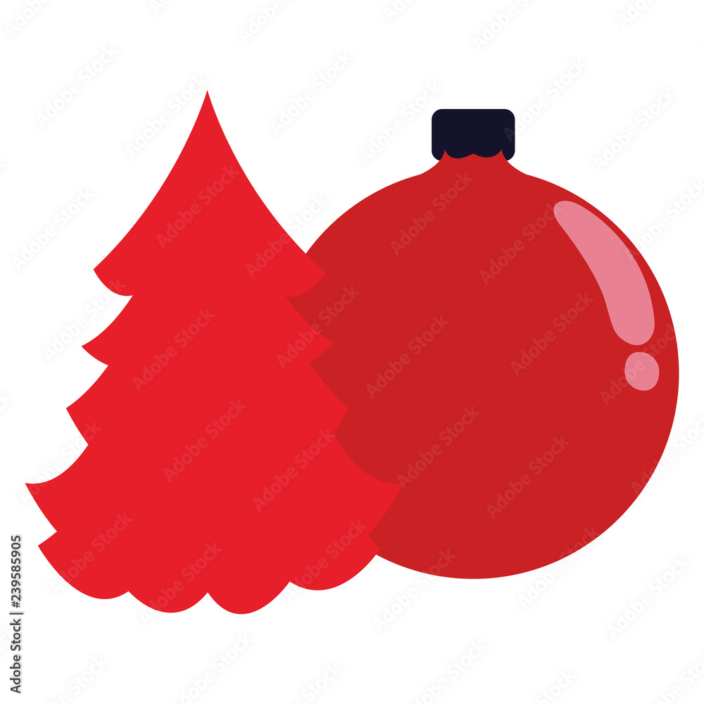 Obraz premium Christmas ball design