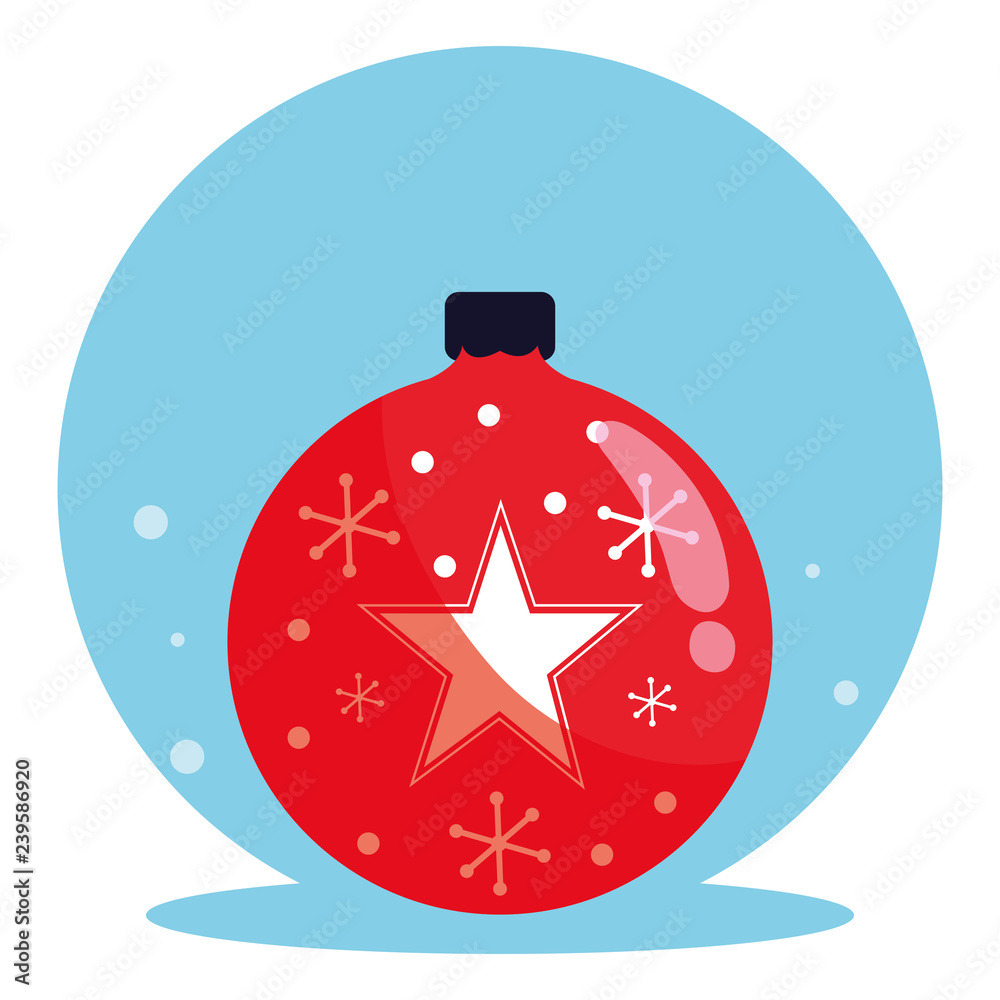 Obraz premium Christmas ball design