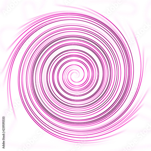Spiral circle swirl effect pink