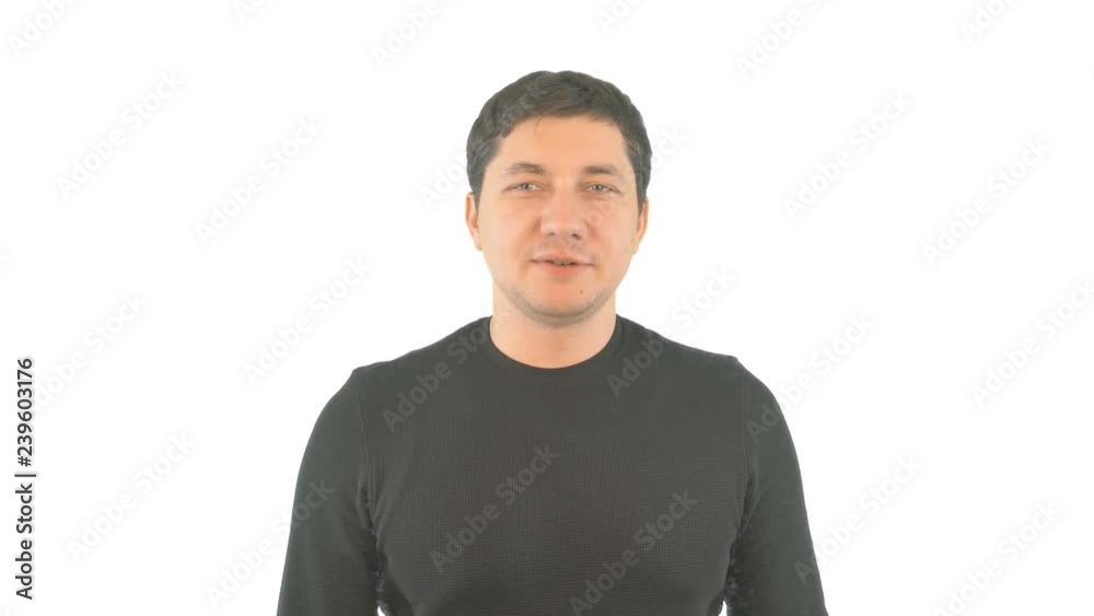 man isolated on white screen background. portrait of businessman representing himself. professional lifestyle shot