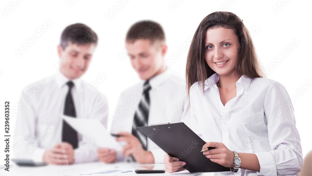 leading lawyer of the company on background, business meeting business partners. the photo has a empty space for your text. leading lawyer of the company on background, business meeting business partners. the photo has a empty space for your text.