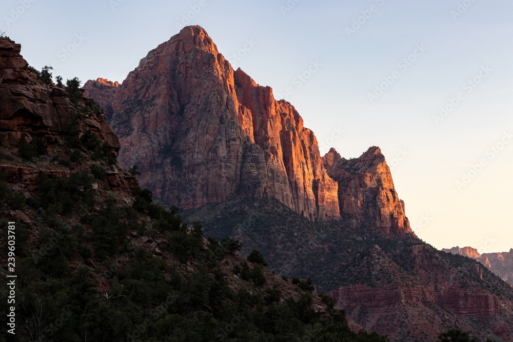Zion Canyon Landscape