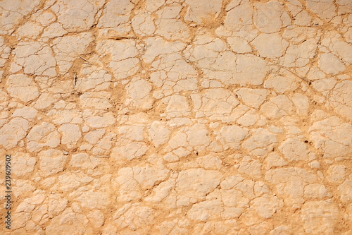 Abstract background, dry and cracked soil as texture
