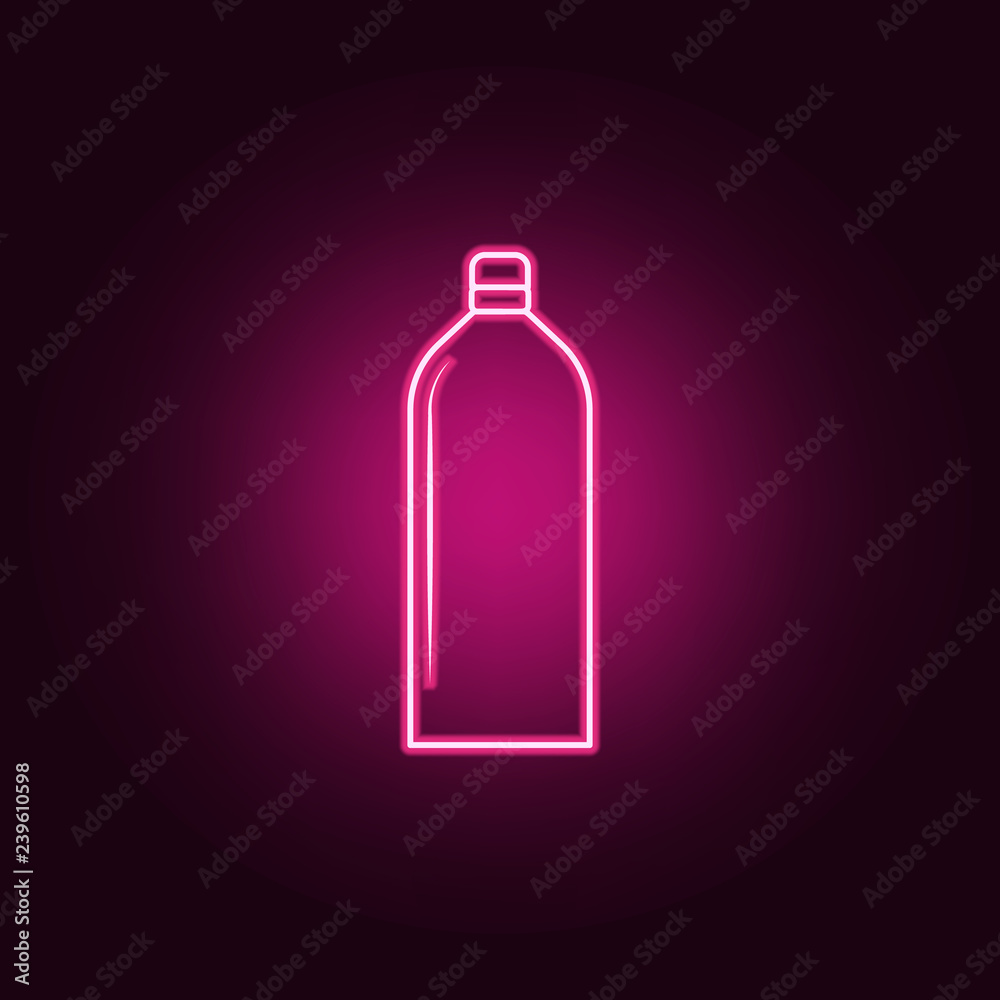 bottle of alcohol icon. Elements of Bottle in neon style icons. Simple icon for websites, web design, mobile app, info graphics bottle of alcohol icon. Elements of Bottle in neon style icons. Simple icon for websites, web design, mobile app, info graphics