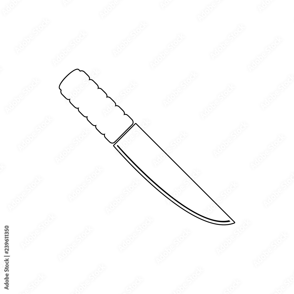 knife icon. Element of Crime for mobile concept and web apps icon. Thin line icon for website design and development, app development knife icon. Element of Crime for mobile concept and web apps icon. Thin line icon for website design and development, app development