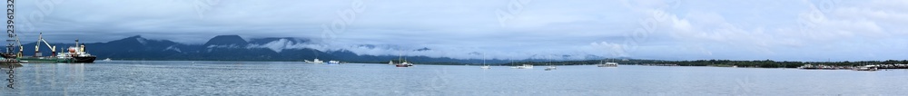 Large panorama of the bay of the city of Puerto Princesa. Philippines. Large panorama of the bay of the city of Puerto Princesa. Philippines.