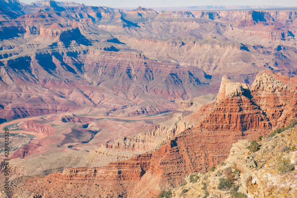 view of the colors of the Grand Canyon from Lipan Point lookout view of the colors of the Grand Canyon from Lipan Point lookout