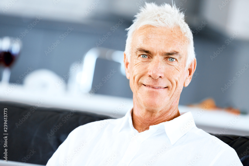 Man working on laptop at home Man working on laptop at home