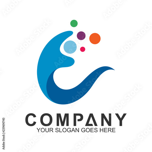 creative people letter C logo