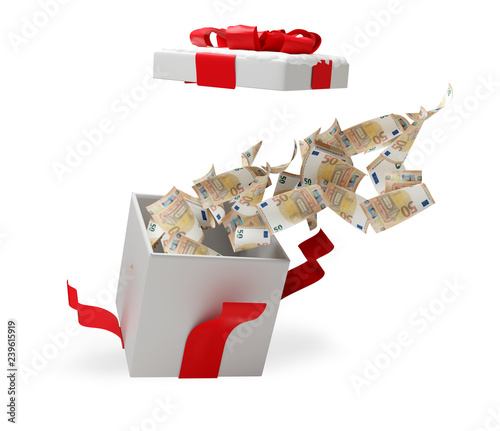 open christmas present with...