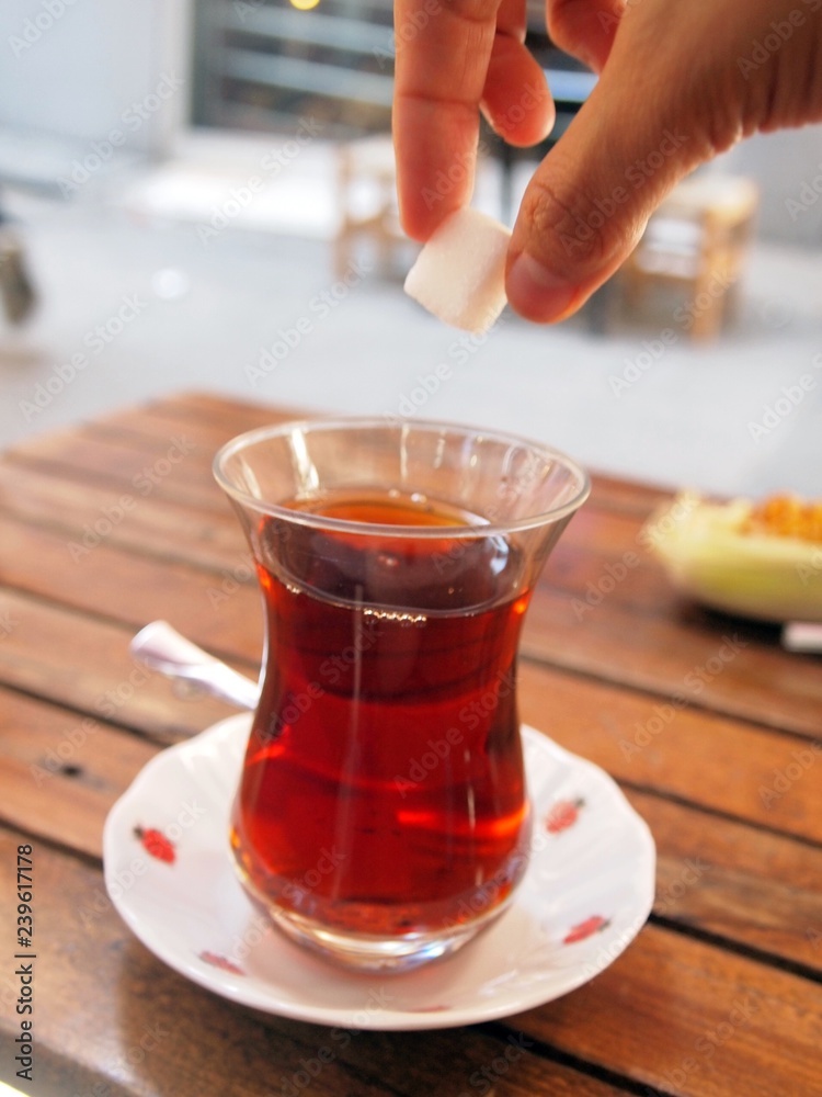 Turkish tea, Istanbul, Turkey Turkish tea, Istanbul, Turkey