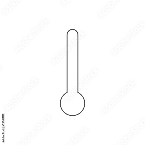thermometer icon. Element of web for mobile concept and web apps icon. Thin line icon for website design and development, app development