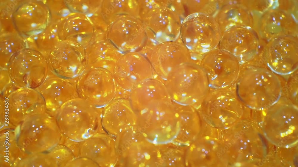 soft gelatine capsules.close-up.pharmaceutical production.business concept.shallow depth of field.macro shooting