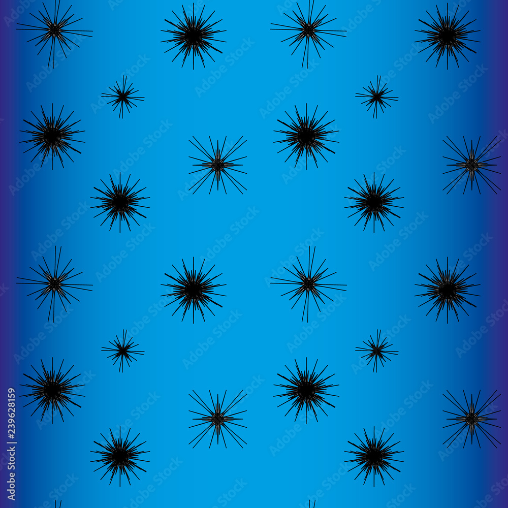 Festive seamless pattern of funny household items