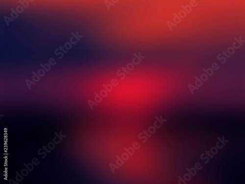 Colorful dark red and blue abstract background with vignette. Illustration.