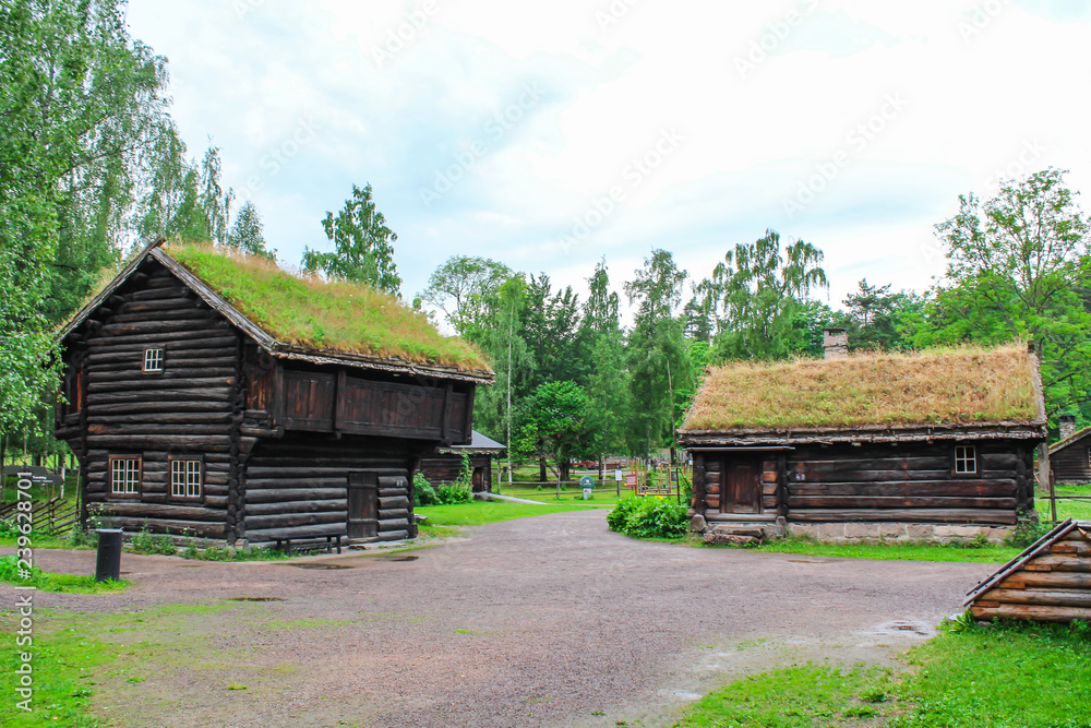regional natural wooden houses