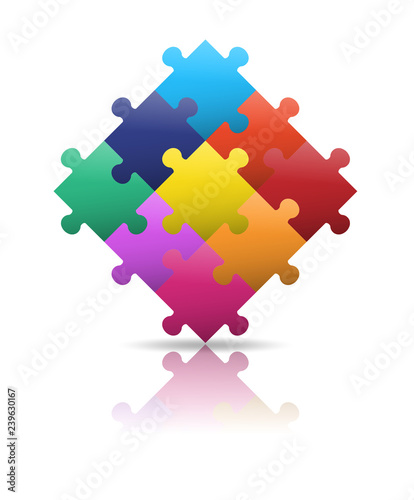 9 Piece Puzzle Image