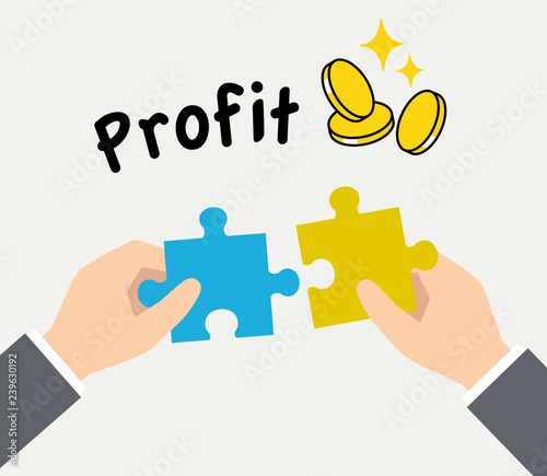 Puzzle and profit image