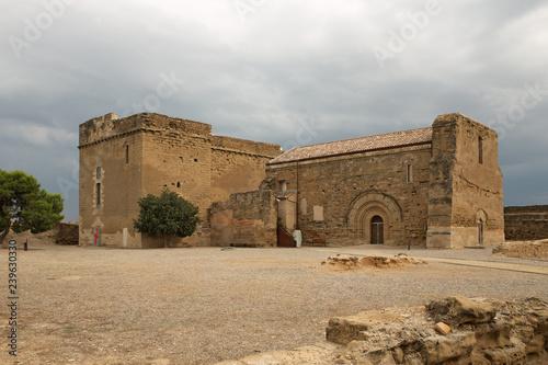 Fortress of Templars in Lleida (Lerida) city, Catalonia, Spain