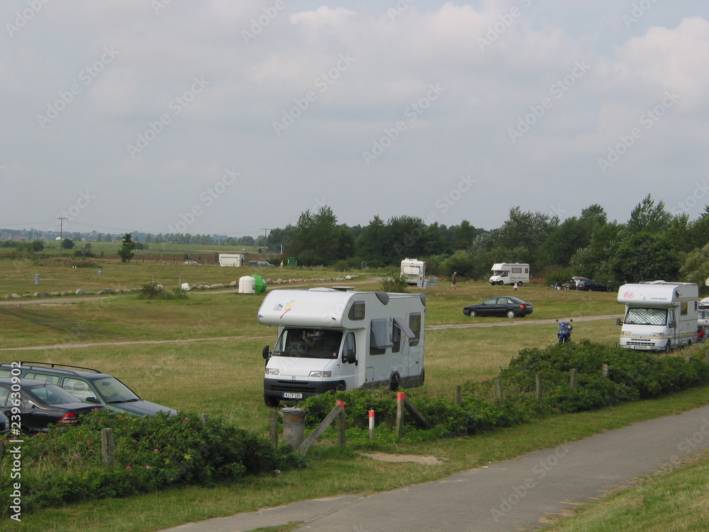 Dünen und Deich bei Heidkate / Ostsee Sommer 2002