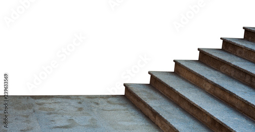 stairs isolated on white background. business success concept