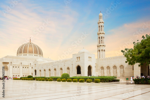 Muscat, Oman, Sultan Qaboos Grand mosque. Sultan Qaboos mosque or Muscat Cathedral mosque is the main operating mosque of Muscat, Oman.