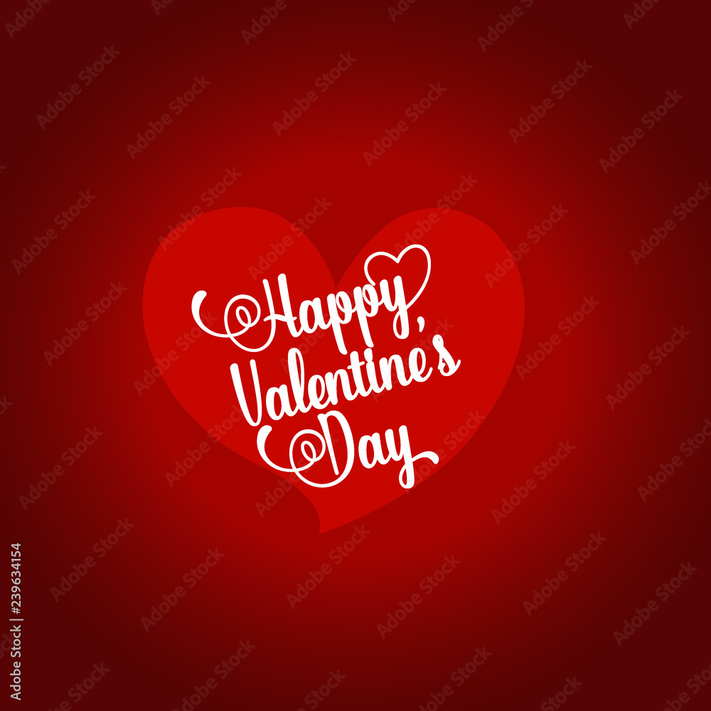 Valentines day background design. Vector illustration
