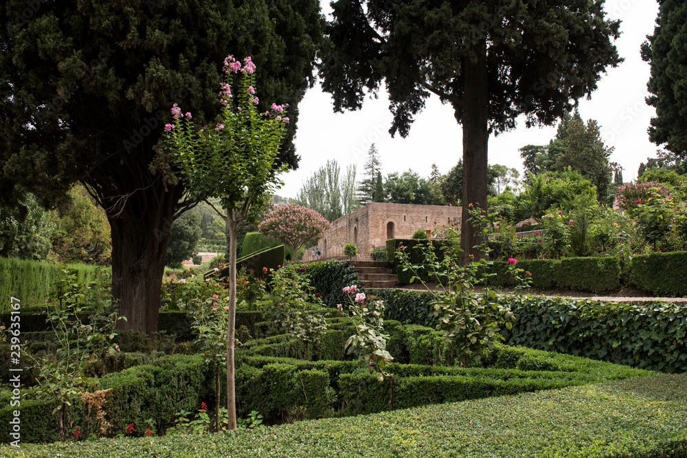 Alhambra Palace Green Garden