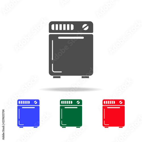 washing machine semi-automatic icon. Elements of washing in multi colored icons. Premium quality graphic design icon. Simple icon for websites, web design, mobile app
