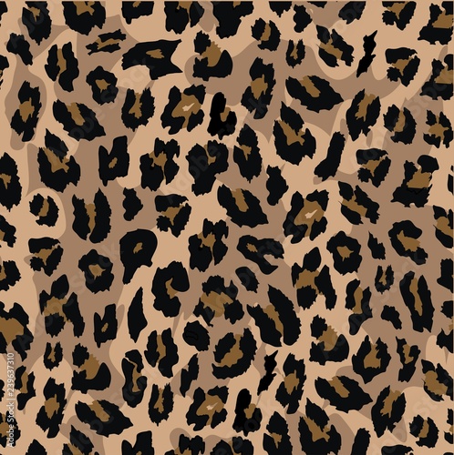 leopard seamless pattern design . vector illustration background