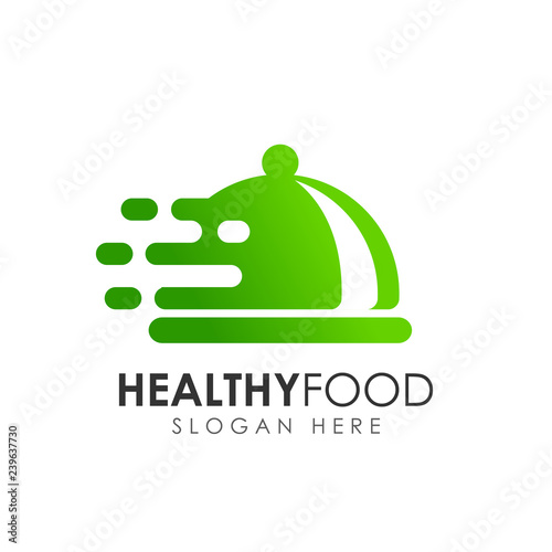 healthy food logo design