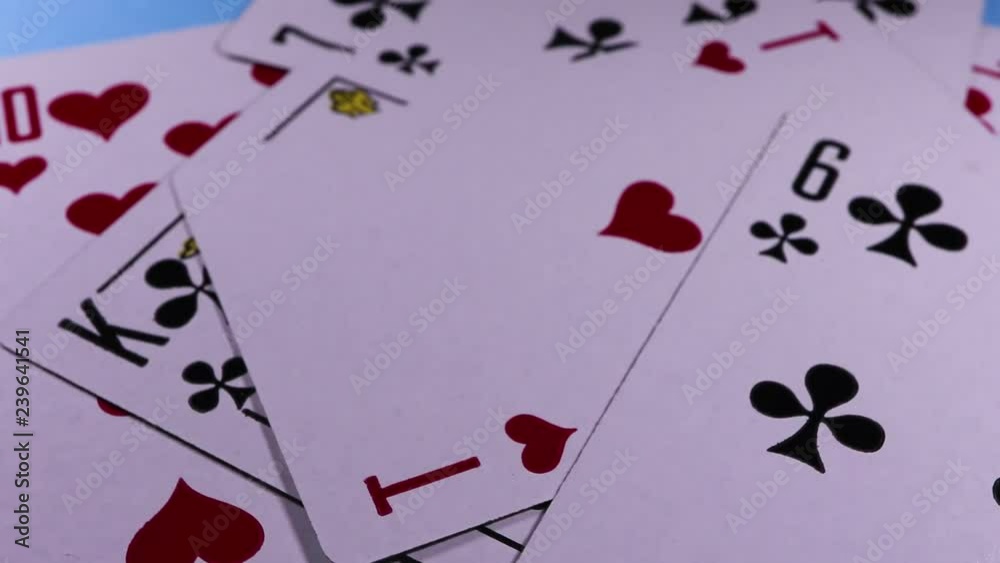 Playing cards. Poker card rotating pattern macro texture background backdrop footage video. Playing cards. Poker card rotating pattern macro texture background backdrop footage video.