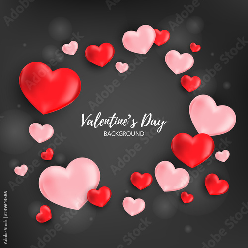 Valentine's Day background.