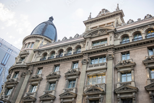 Image of the fabulous Gran Via in Comminuty of Madrid Hall Building. It is located in the city of Madrid. The architecture is jaw dropping. photo