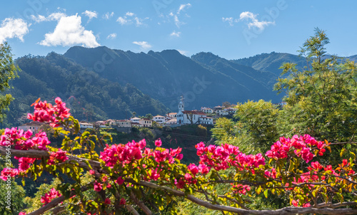 Mountain village Sao Vicente, Madeira island, Portugal
