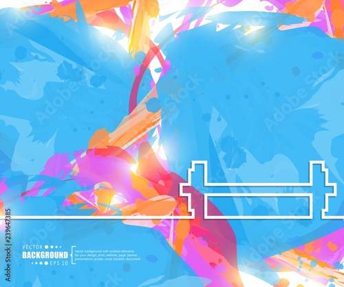 Abstract creative concept vector line draw background for web, mobile app, illustration template design, business infographic, page, brochure, banner, presentation, poster, cover, booklet, document.