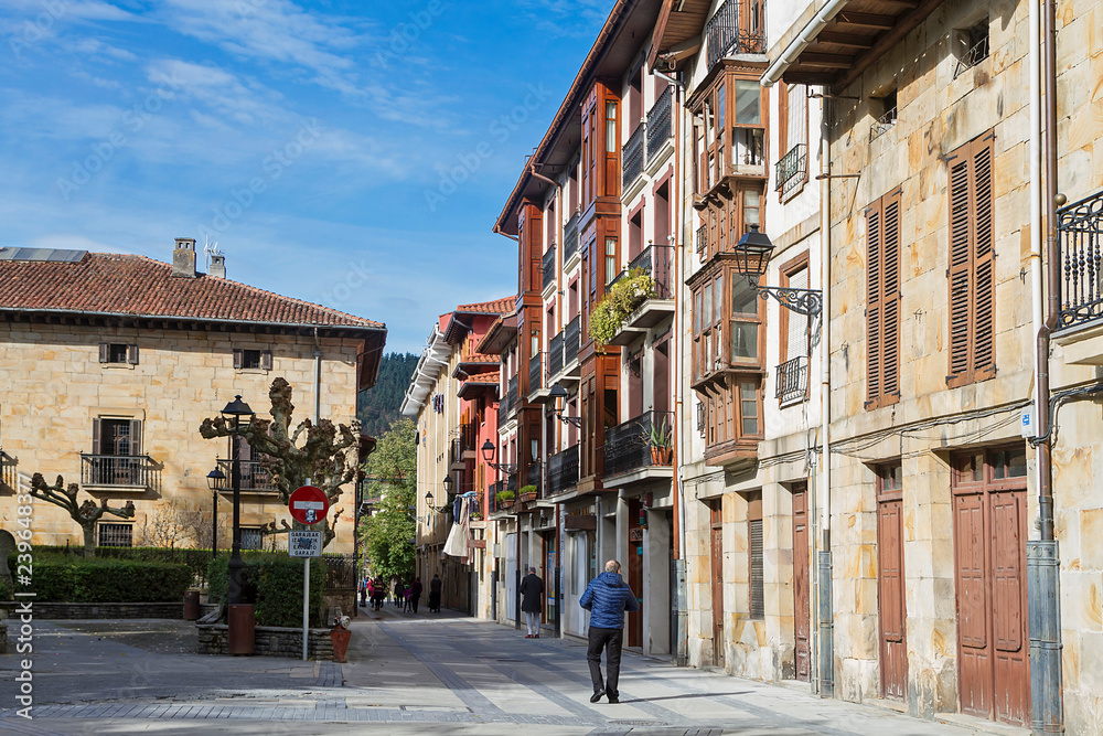Elorrio town in Bizkaia province, Spain