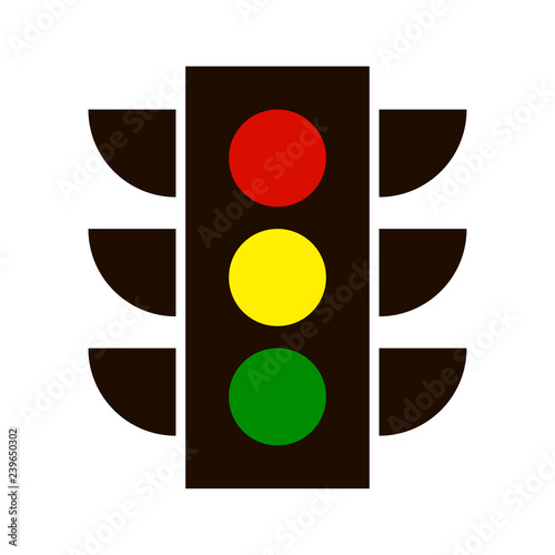 traffic light navigation icon