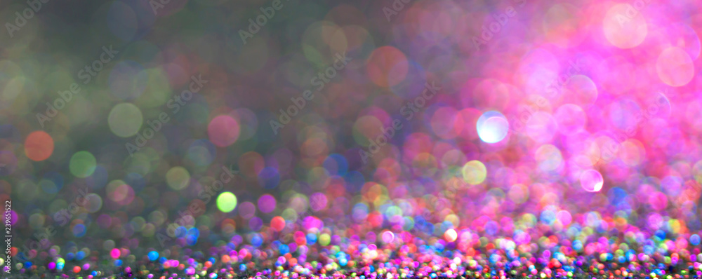 Colorful abstract bokeh background.