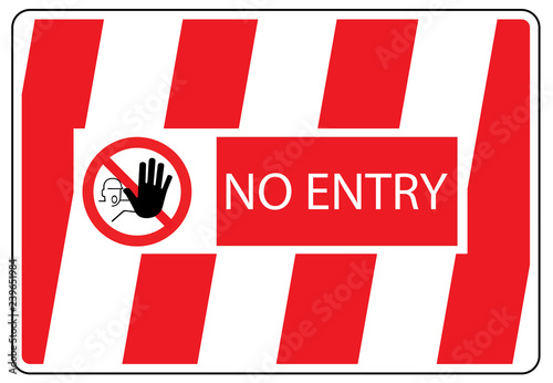 No entry sign